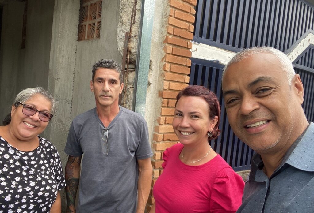 Vereador Gilson Nagrin em visita ao bairro Cidade Nova