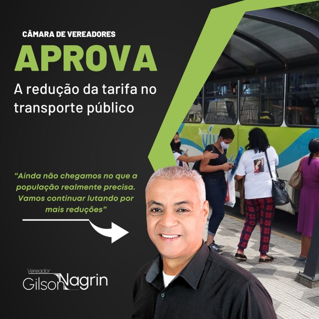 Viva Pinda - Redução no preço das tarifas - Gilson Nagrin